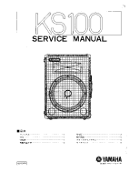 Yamaha KS-100 - Service Manual